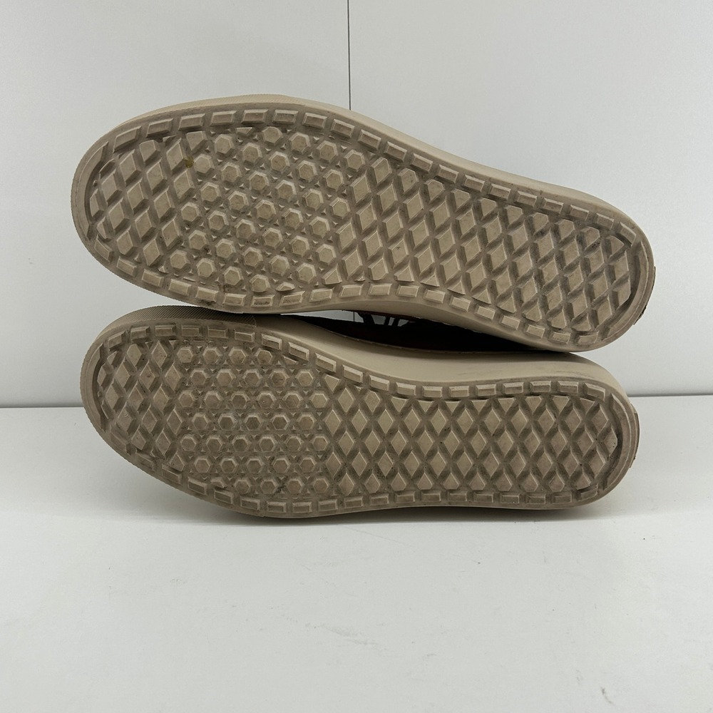 Vans Brown Suede High-Top Sneakers with Green Lining - Picture 9 of 9